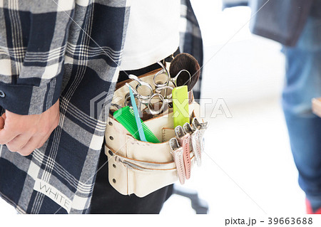 美容院　美容師　シザーケース 39663688