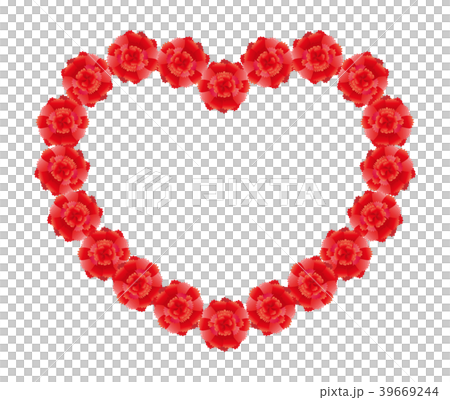 カーネーション4　リース　フレーム 39669244