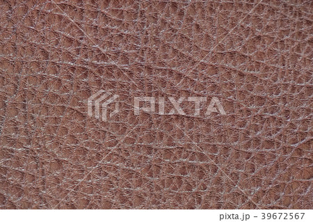 Genuine leather texture, brown color, matte 39672567