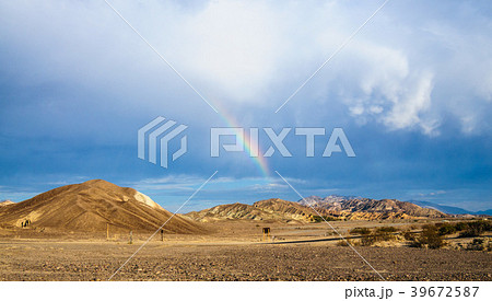 Rainbow over Furnace Creek 39672587