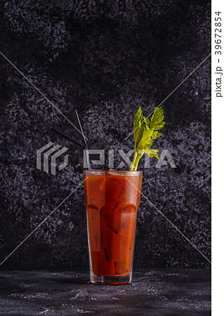 Bloody Mary on a dark background. 39672854