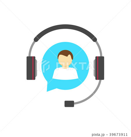 Customer help desk logo concept, support service 39673911