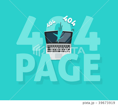 Abstract 404 error page vector illustration 39673919