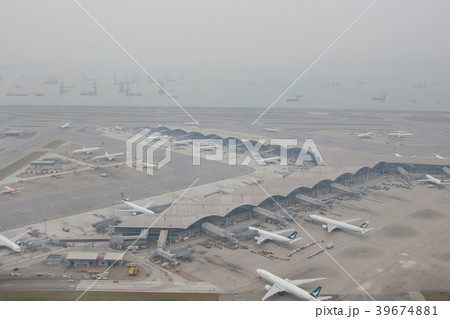 hight view of Chek Lap Kok Airport, HK hight view of Chek Lap Kok Airport, HK 39674881