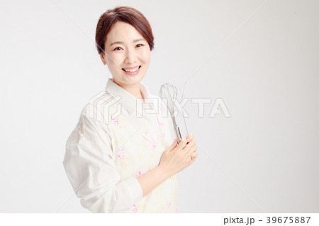 主婦 中年 韓国人 39675887