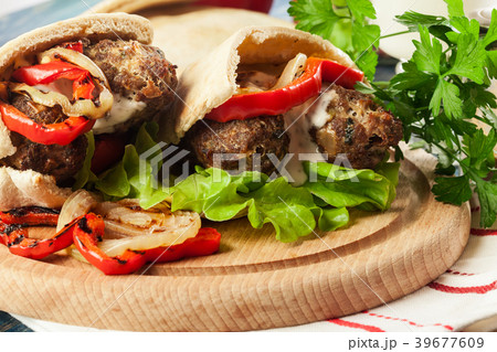 Tasty kofta kebab 39677609