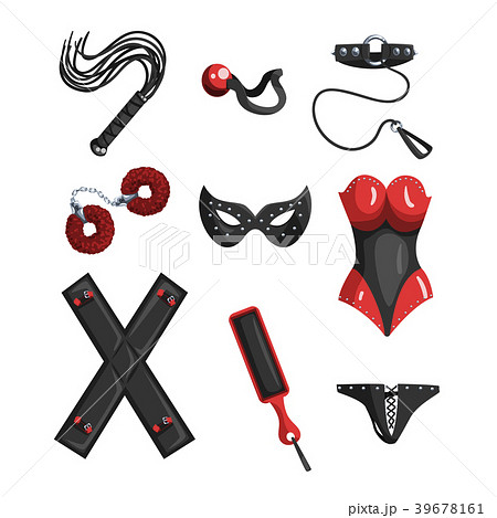 Fetish stuff for role playing and bdsm sett of Fetish stuff for role playing and bdsm sett of 39678161