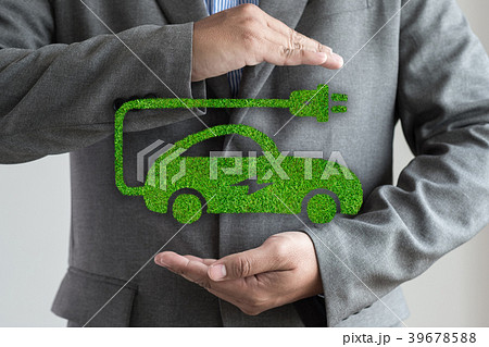 green electric car energy in transportation  39678588