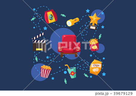 Cinema or movie set, scene, film industry 39679129