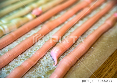 Colorful dough for marshmallow close 39680331