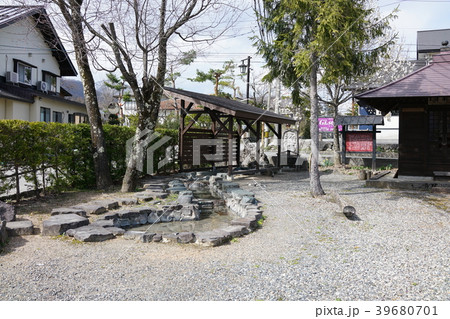 白馬八方温泉：薬師の湯：足湯　　北安曇郡白馬村 39680701