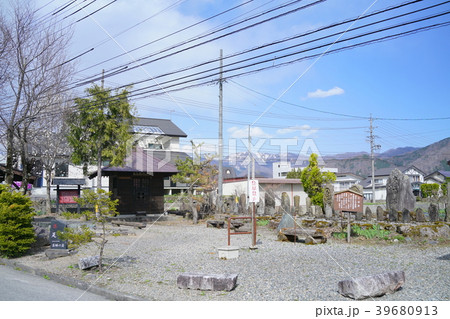 白馬八方温泉：薬師の湯：足湯：石仏群：薬師堂　　北安曇郡白馬村 39680913