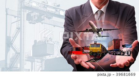 Transportation, import-export logistics concept Transportation, import-export logistics concept 39681669