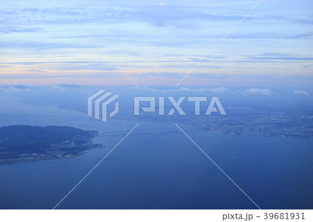 a kix area of japan from the airplane window a kix area of japan from the airplane window 39681931