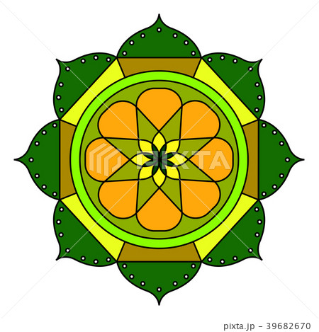 abstract cute mandala abstract cute mandala 39682670