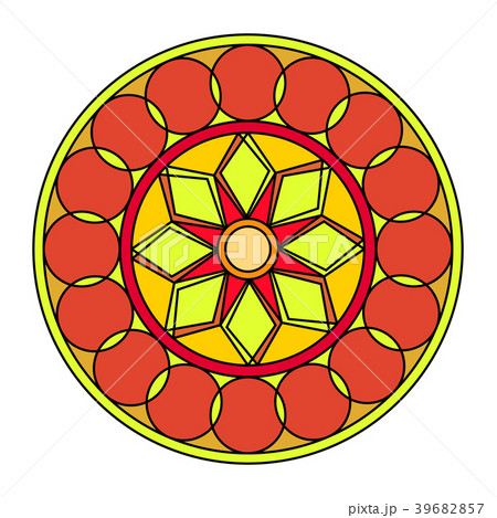 abstract cute mandala 39682857