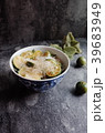 Healthy drink with fresh leaves, lemon, honey and 39683949