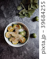 Healthy drink with fresh leaves, lemon, honey and 39684255