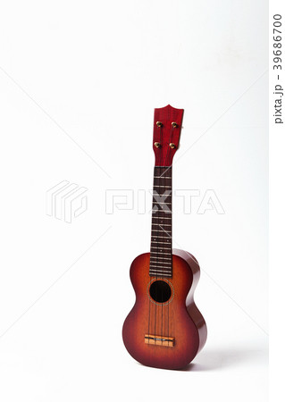 Ukulele on white isolated 39686700