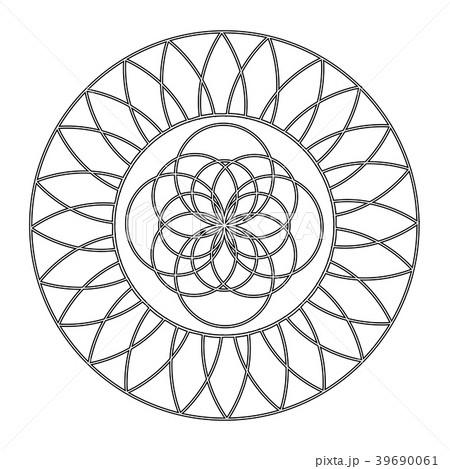 abstract cute mandala 39690061