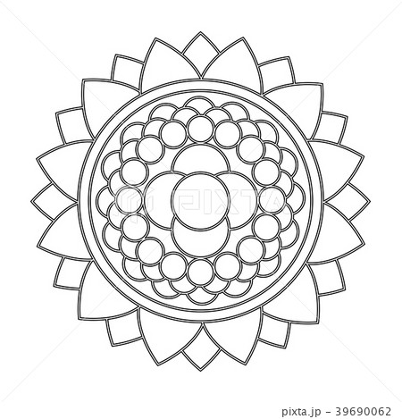 abstract cute mandala 39690062