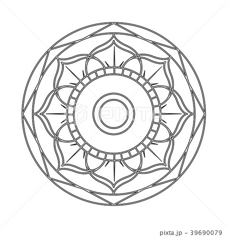 abstract cute mandala 39690079