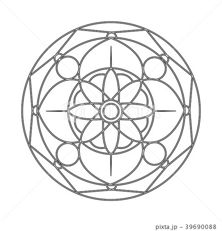 abstract cute mandala abstract cute mandala 39690088