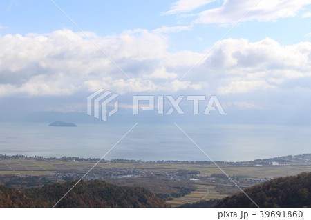今津からみた琵琶湖 今津からみた琵琶湖 39691860