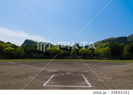 野球グランドの写真素材