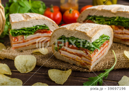 Italian Pressed Sandwich Italian Pressed Sandwich 39697196