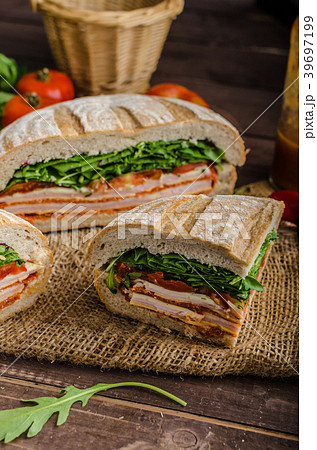 Italian Pressed Sandwich 39697199