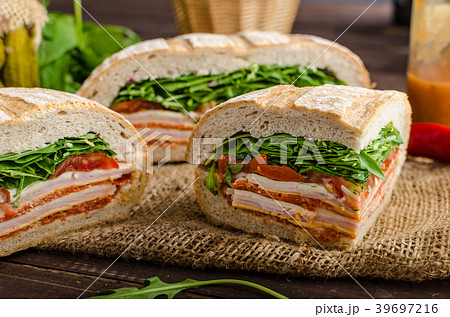 Italian Pressed Sandwich 39697216