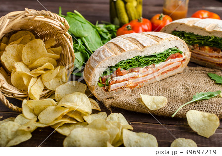 Italian Pressed Sandwich 39697219
