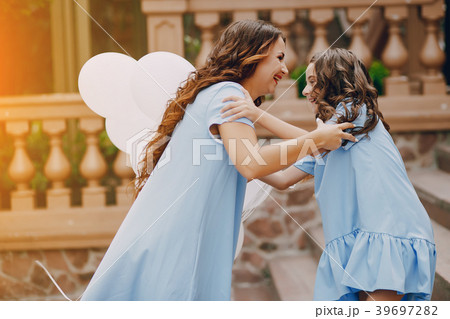 Mother with daughter 39697282