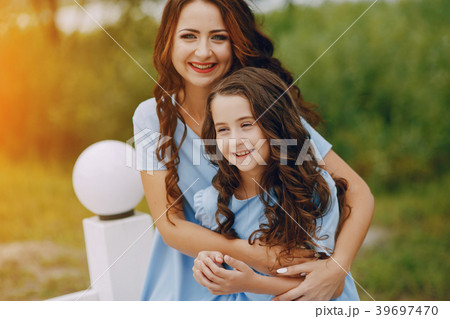 Mother with daughter Mother with daughter 39697470
