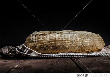 Home baked bread from sourdough rye Home baked bread from sourdough rye 39697797