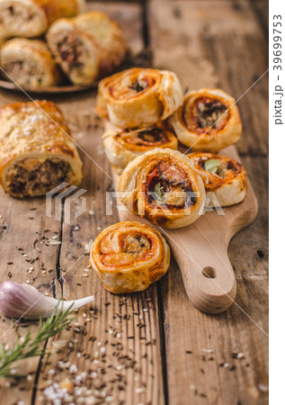 Sticks puff pastry 39699753