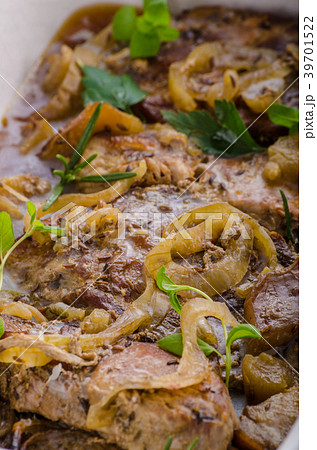 Pork chop in oven 39701522