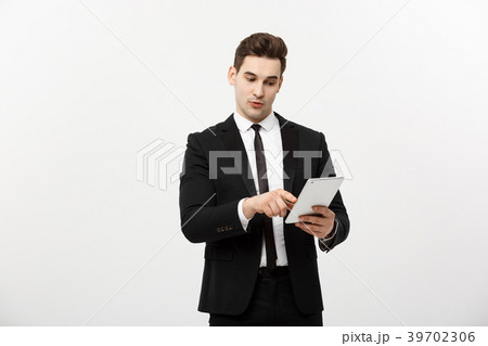 Business Concept: Happy smiling businessman Business Concept: Happy smiling businessman 39702306