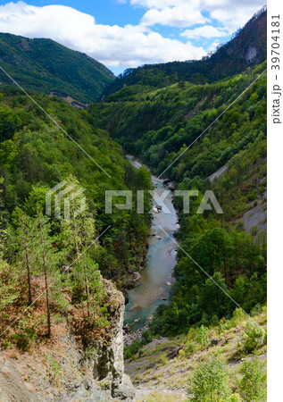 Beautiful view of Tara River canyon, Montenegro Beautiful view of Tara River canyon, Montenegro 39704181