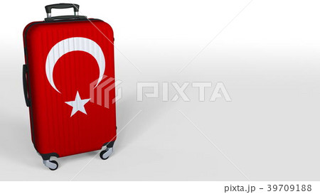Traveler's suitcase featuring flag of Turkey Traveler's suitcase featuring flag of Turkey 39709188