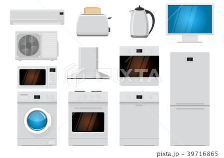 Home appliances set. Flat design 39716865