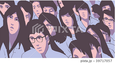 Illustration of student protest, education reform 39717057