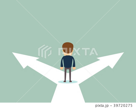 Business decision concept vector illustration. Business decision concept vector illustration. 39720275