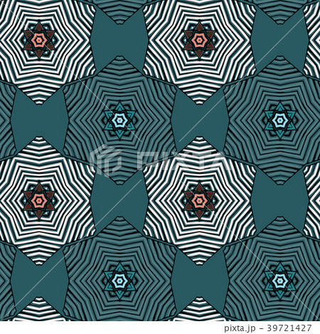 Vector seamless pattern with mandala shape. 39721427