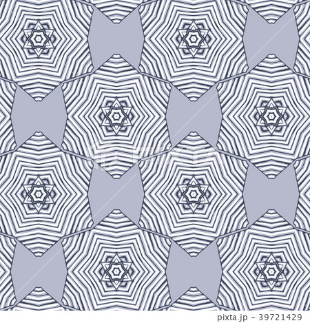 Vector seamless pattern with mandala shape. Vector seamless pattern with mandala shape. 39721429