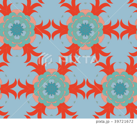 Vector seamless pattern with mandala shape. 39721672