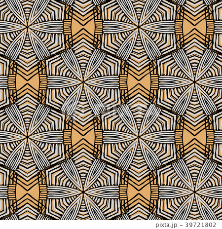 Vector seamless pattern with mandala shape. 39721802
