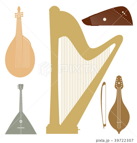 Stringed dreamed musical instruments classical 39722307