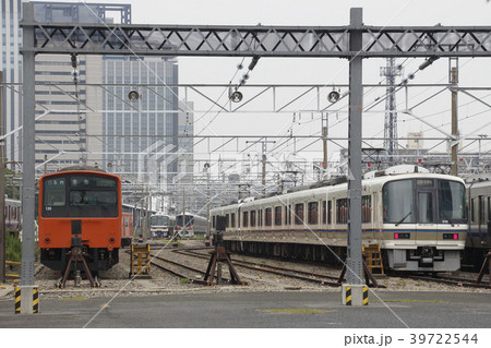 森ノ宮電車区に留置中の電車 森ノ宮電車区に留置中の電車 39722544